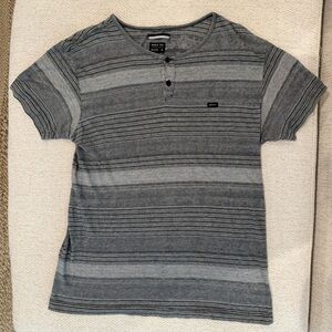 RVCA Black & White Stripe Shirt